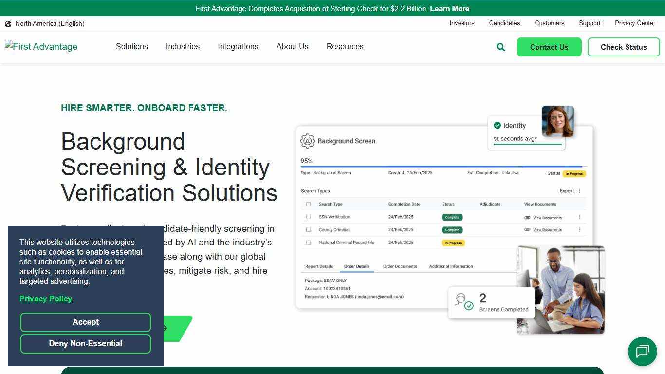 Global Background Checks & Screenings | First Advantage